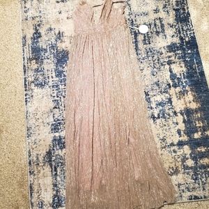 Shimmer maxi dress